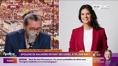 image de la news Intervention surprise d'Apolline de Malherbe sur RMC : "personnalités loin du politiquement correct", changement d'horaire... elle tease toutes les nouveautés de la matinale