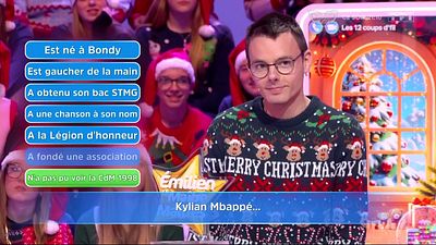 image de la news Les 12 Coups de midi : Emilien trouve une réponse grâce à une gaffe de Jean-Luc Reichmann