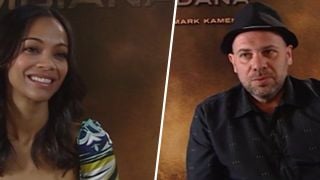 image de la news "Colombiana" : Zoe Saldana et Olivier Megaton au micro [VIDEO]