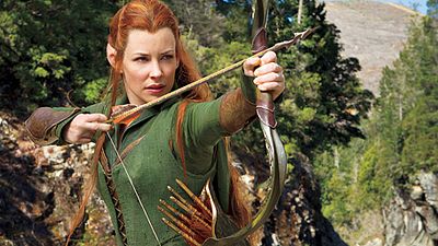 image de la news "The Hobbit" : première photo de l'elfe Tauriel/Evangeline Lilly !