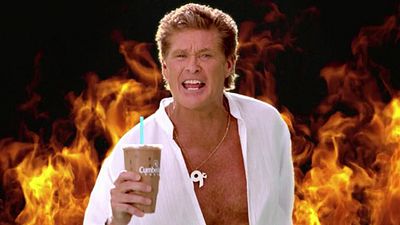 image de la news David Hasselhoff n'a peur de rien. Et surtout pas du ridicule... [VIDEO]
