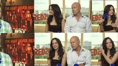 Quand Bruce Willis mène la vie dure à un journaliste... [VIDEO]