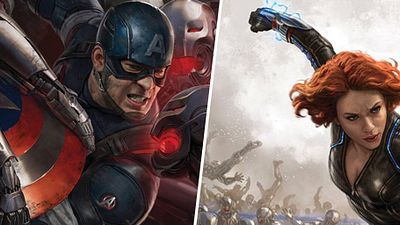 image de la news Avengers 2 : les concepts arts de Captain America et la Veuve Noire au Comic Con