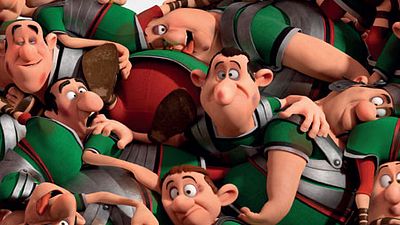 image de la news Affiche Astérix - Le Domaine des Dieux : un tas de Romains mal en point...