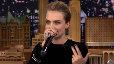 image de la news Cara Delevingne assure au beatbox chez Jimmy Fallon