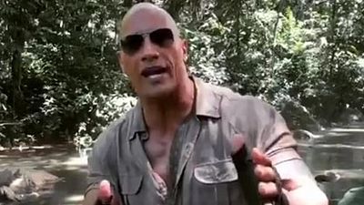image de la news Jumanji : la vidéo où Dwayne Johnson part à l’aventure sur le tournage !