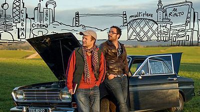 image de la news Macadam Popcorn : sur la route des salles de cinéma avec Mathieu Sapin et Jean-Pierre Pozzi