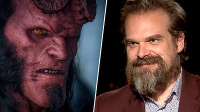 image de la news Hellboy : maquillage, muscu et découpage de comics, comment le shérif de Stranger Things s'est préparé au rôle
