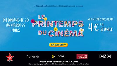 image de la news Printemps du Cinéma 2022 : tout savoir sur cet événement du 20 au 22 mars