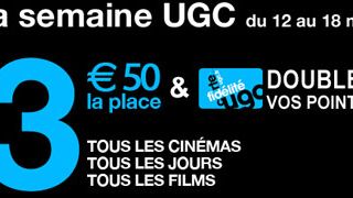 image de la news Chez UGC c’est 3.50 euros !