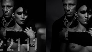 image de la news "The Girl With The Dragon Tattoo" : l'affiche non censurée... 