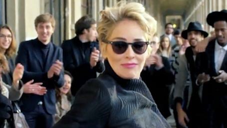 Luc Besson filme Sharon Stone pour la nouvelle pub d'Afflelou !