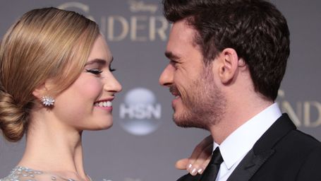 image de la news Cendrillon : Lily James et Richard Madden réunis pour une avant-première féérique.