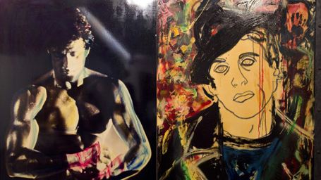 Peinture : Sylvester Stallone expose ses toiles à Nice