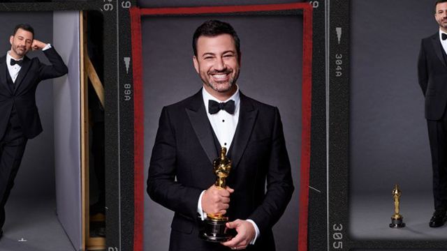 Oscars 2018 : Jimmy Kimmel prend la pose sur l'affiche de la 90e édition