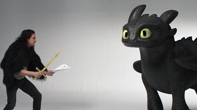 image de la news Quand Kit "Jon Snow" Harington passe un casting avec... le dragon Krokmou