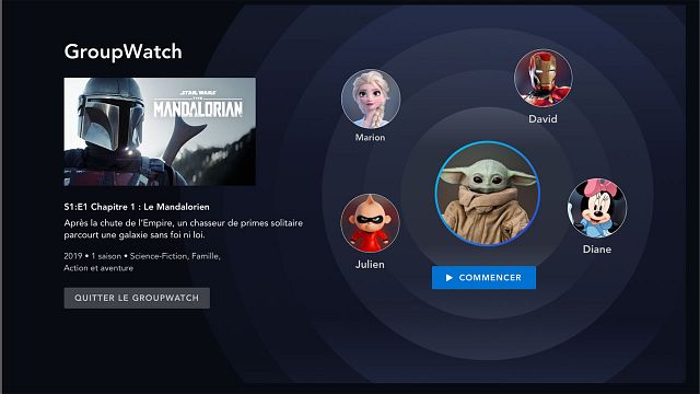 image de la news Disney+ lance "GroupWatch", une fonctionnalité de co-visionnage