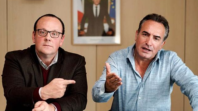 image de la news Bande-annonce Présidents : Jean Dujardin et Grégory Gadebois en campagne électorale