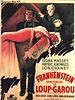 poster de Frankenstein rencontre le Loup-garou
