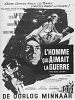 poster de L'Homme qui aimait la guerre