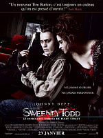 poster de Sweeney Todd, le diabolique barbier de Fleet Street