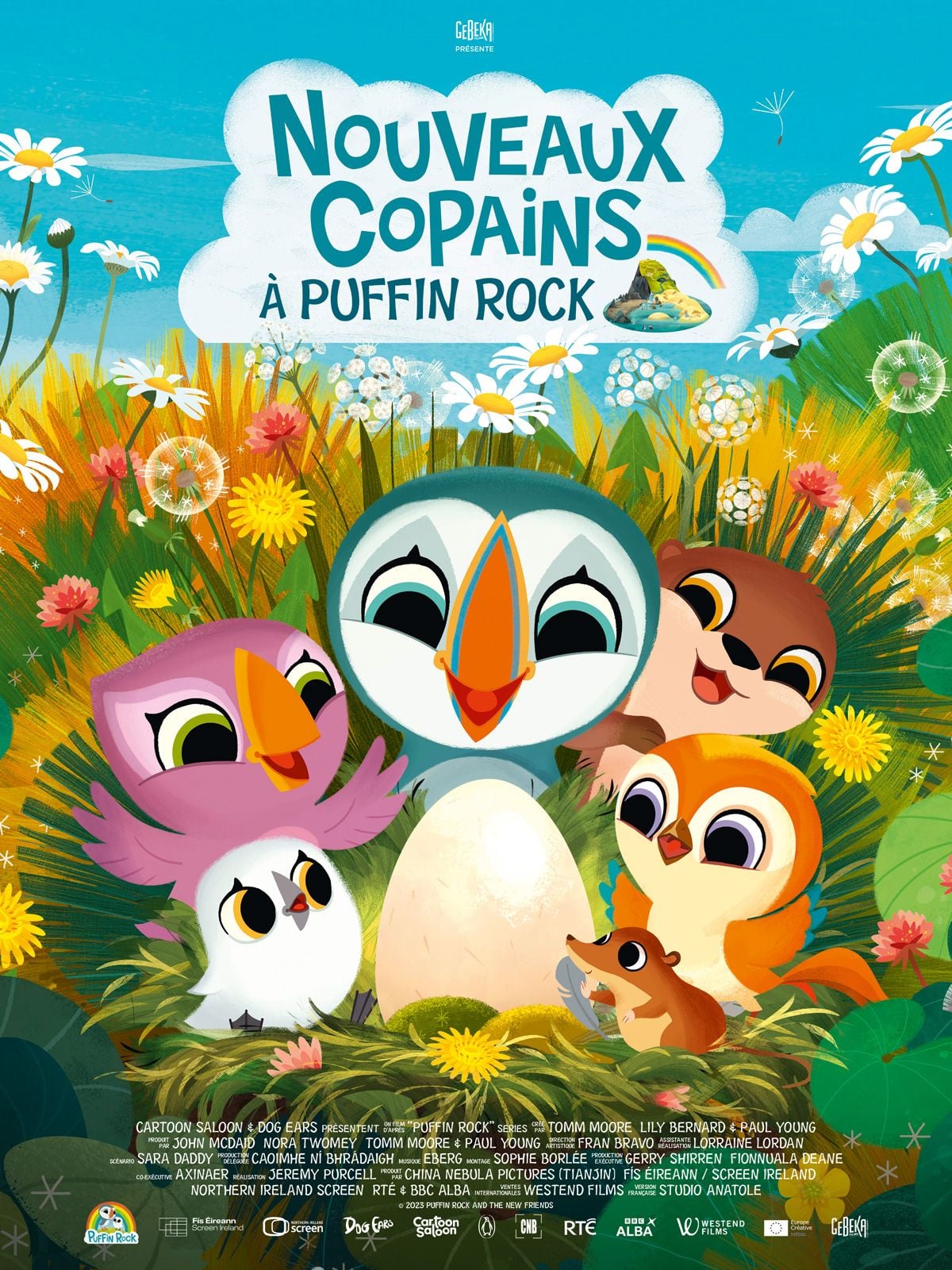 Nouveaux copains à Puffin Rock streaming gratuit
