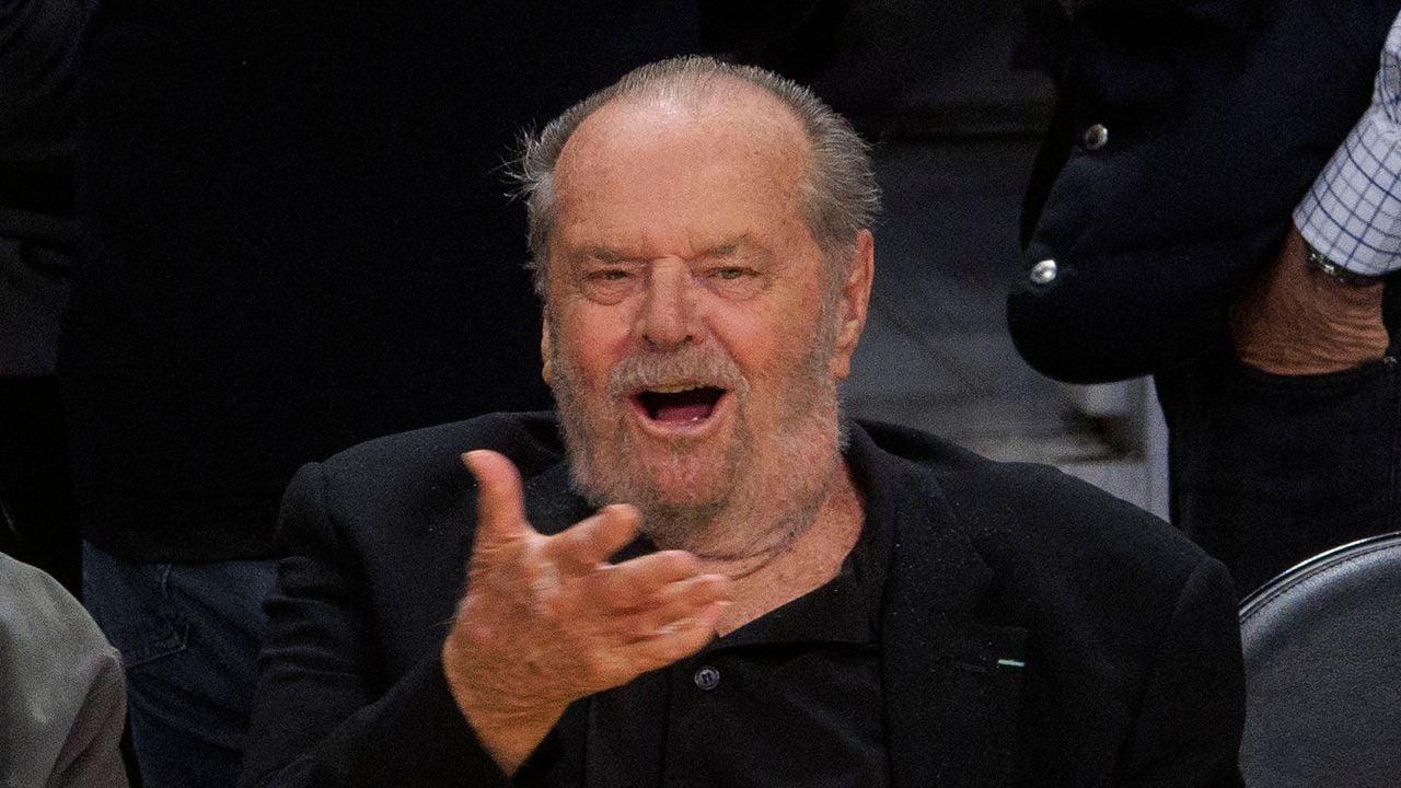 Jack Nicholson assiste à un match de basket en mai 2023