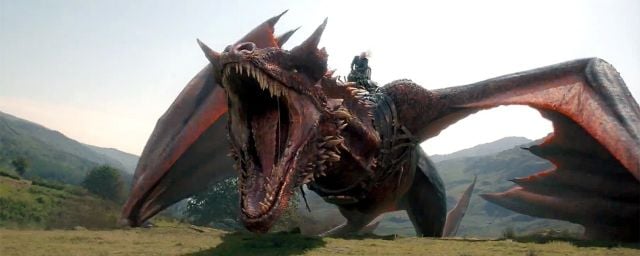 House of the Dragon - Caraxes affronte Voleur-de-Moutons