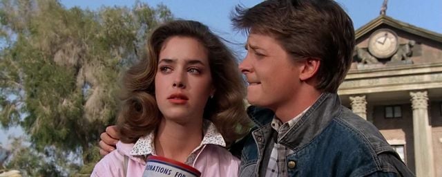 Claudia Wells et Michael J. Fox