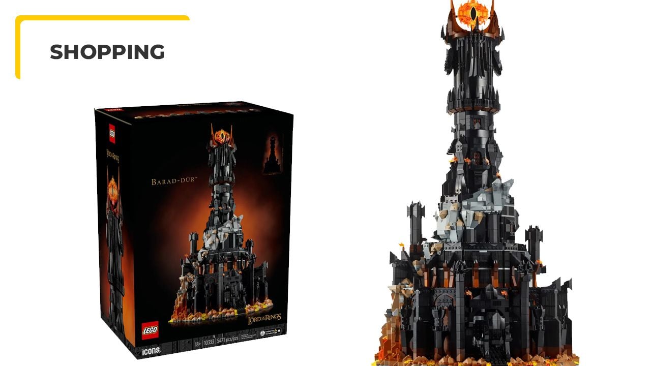 Le Seigneur des Anneaux : l'oeil de Sauron et la boîte LEGO Barad-dûr ...