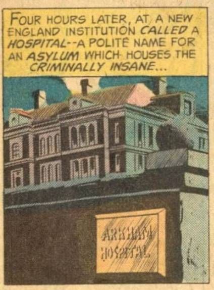 Première apparition de l'asile