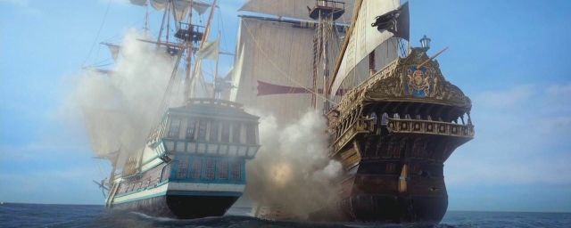 Une image du Man O' War à droite