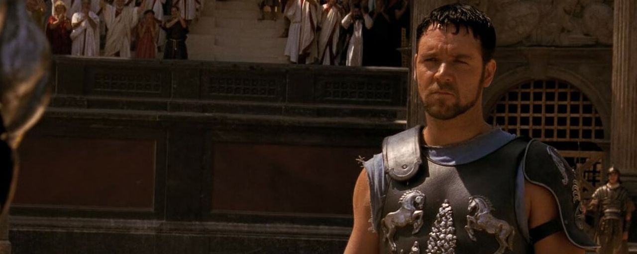 Russell Crowe dans Gladiator