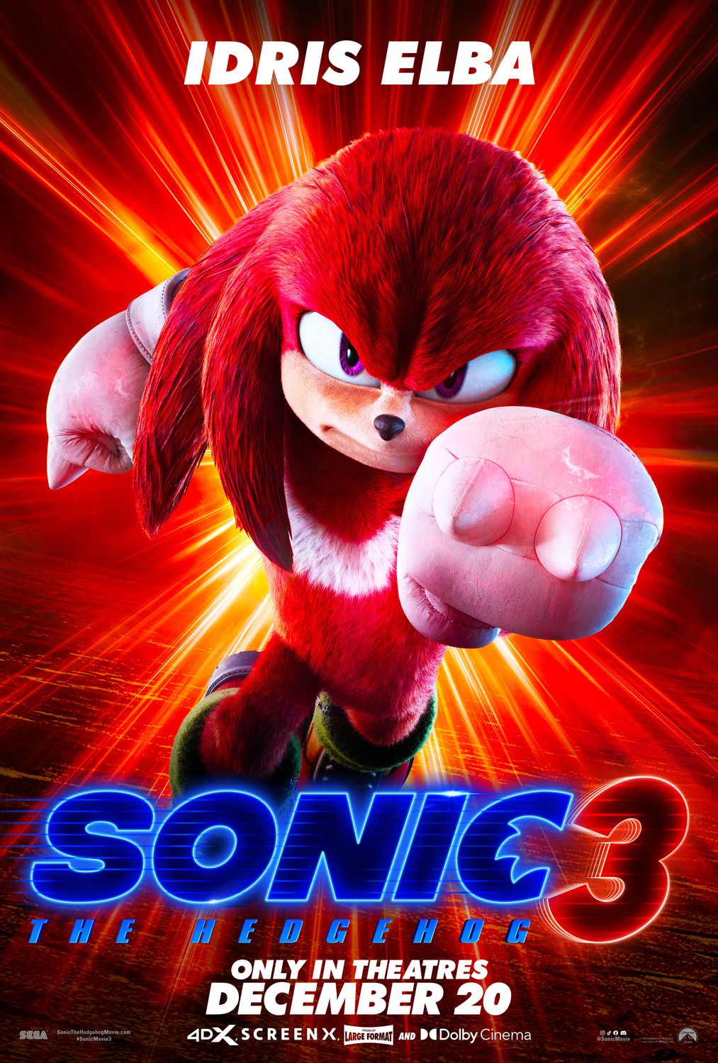 Affiche du film sonic 3 le film photo 26 sur 56 allocin 