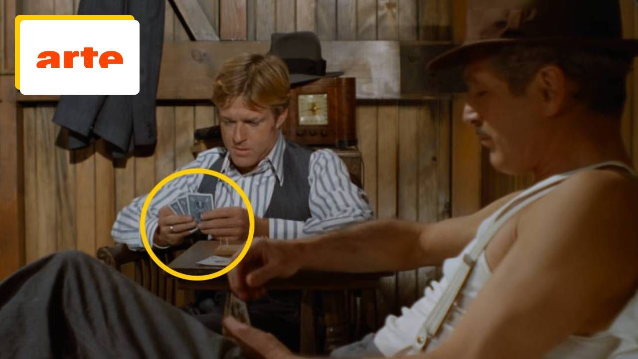Tonight on Arte: Stop at 1 hour 46 minutes and get a good look at Robert Redford’s hand in L’Arnaque