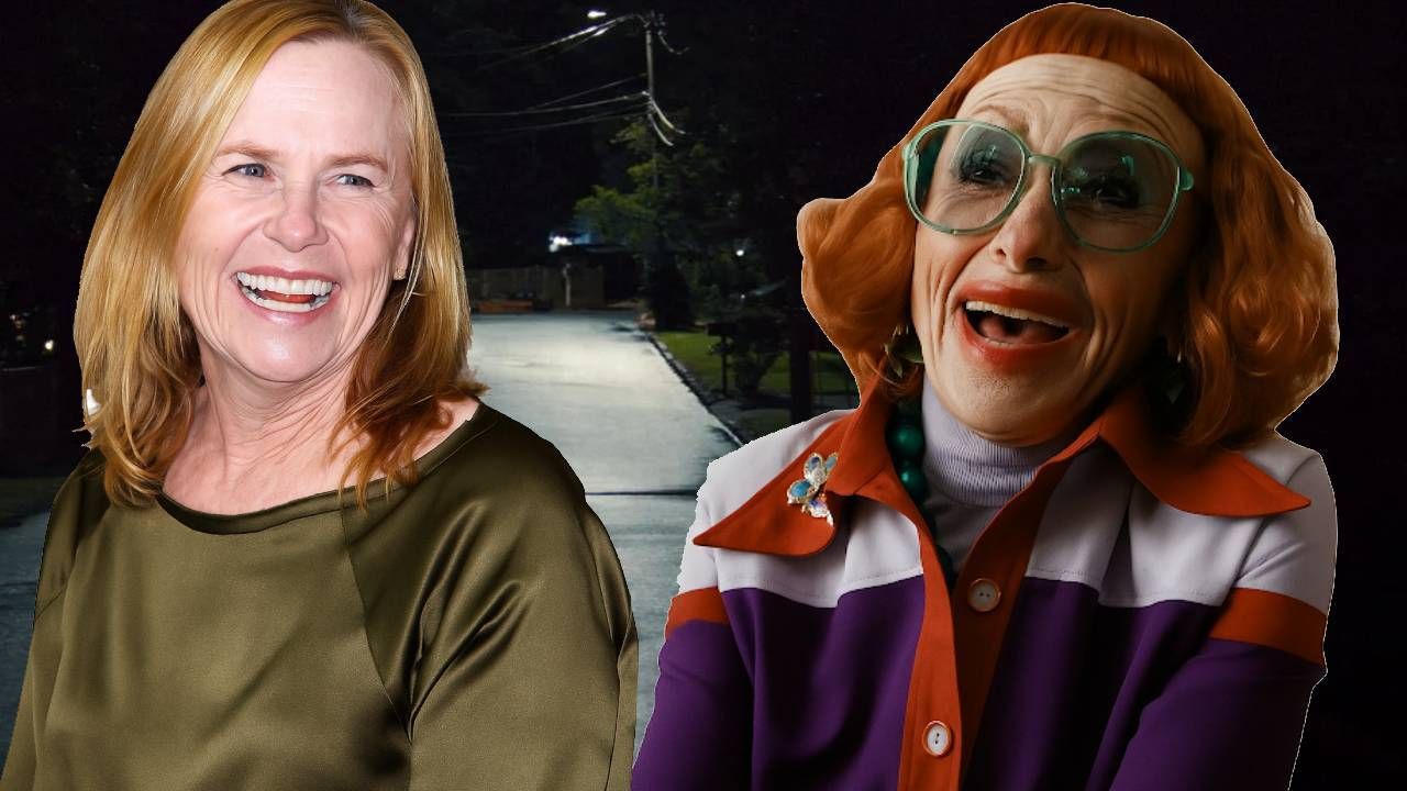 Amy Madigan sans le costume