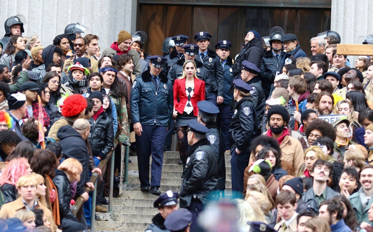 Lady Gaga sur le tournage de 