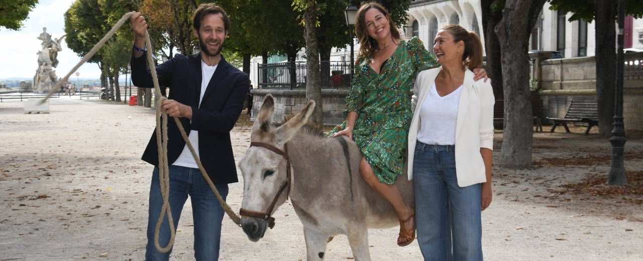 L'équipe d'Antoinette dans les Cévennes