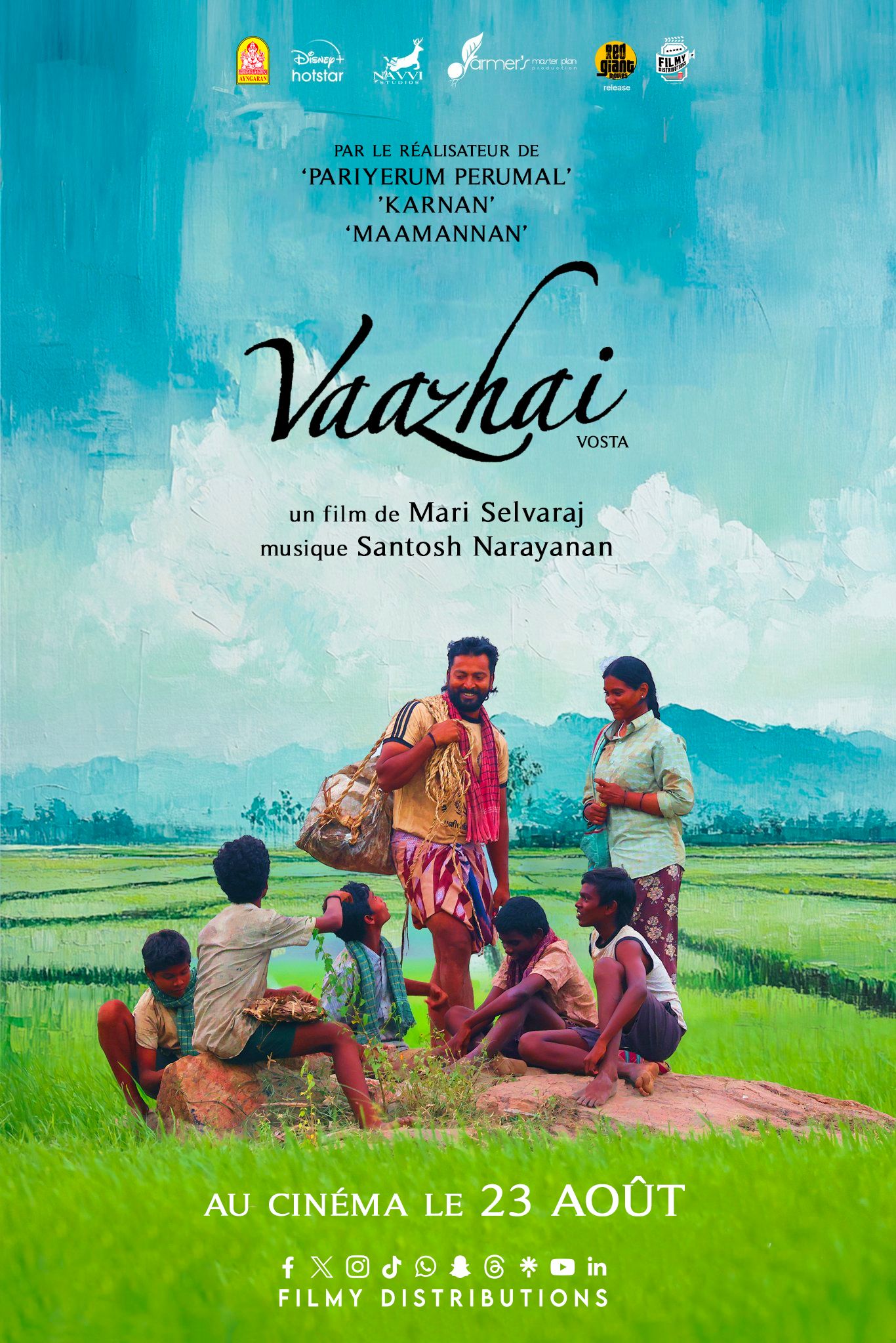 Casting du film Vaazhai Réalisateurs, acteurs et équipe technique