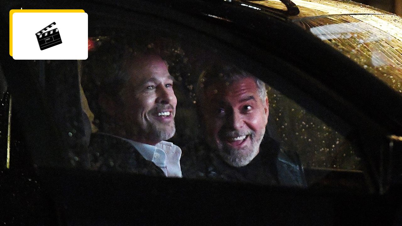 Photos of Brad Pitt and George Clooney reunion in the cinema after 16 years!