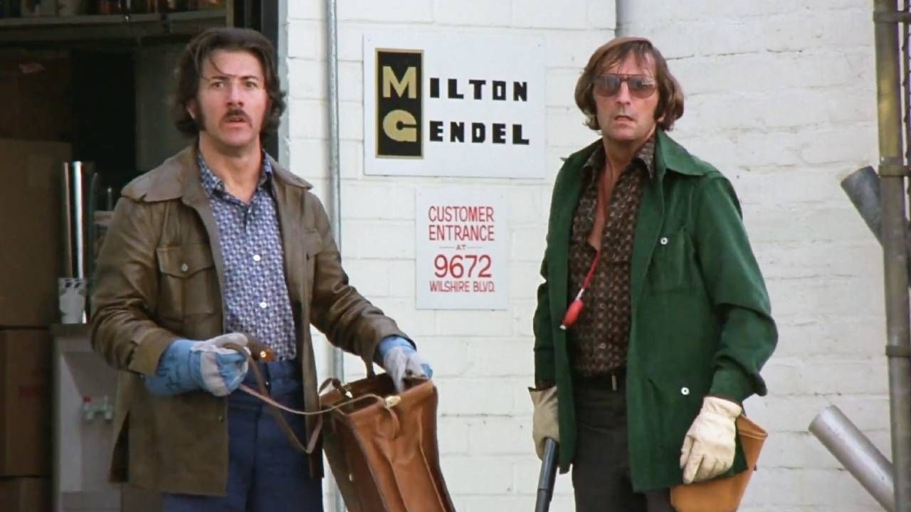 Dustin Hoffman and Harry Dean Stanton