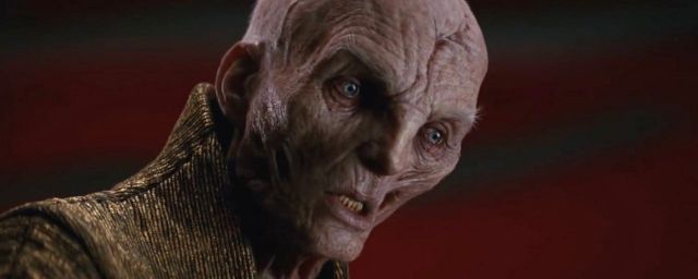 Snoke, incarné par Andy Serkis dans la postlogie Star Wars