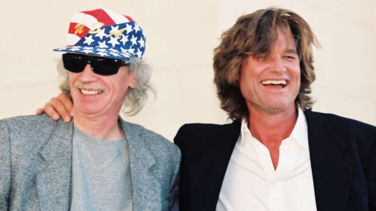 John Carpenter et Kurt Russell en 1996