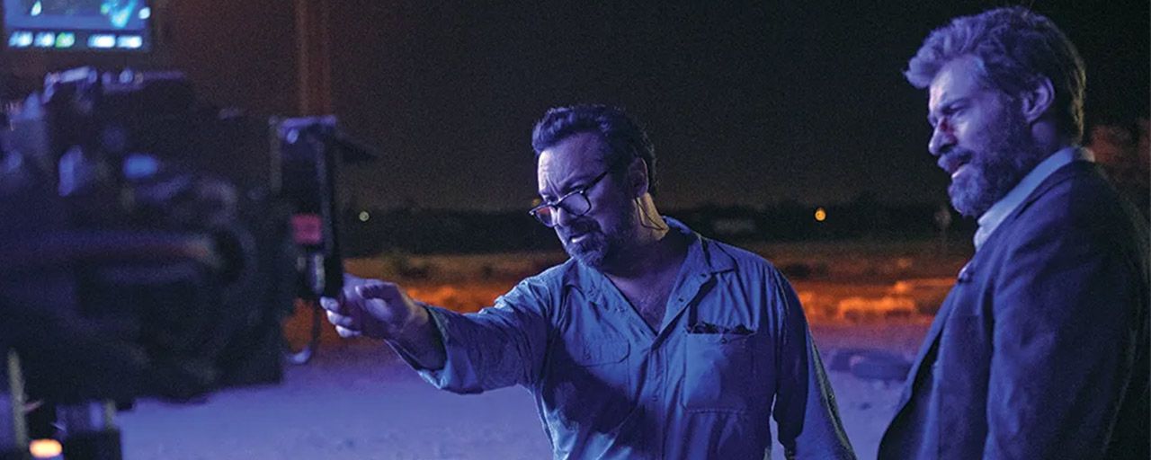 James Mangold et Hugh Jackman sur le tournage de Logan