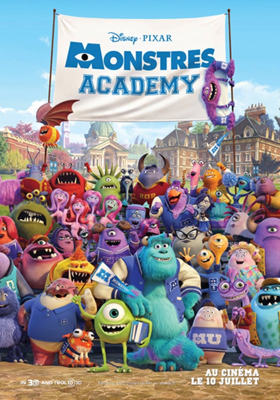 Monstres Academy-  Pixar ©