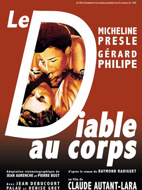 Affiche du film Le diable au corps Photo 6 sur 7 AlloCiné Affiche du film Le diable au corps Photo 6 sur 7 AlloCiné
