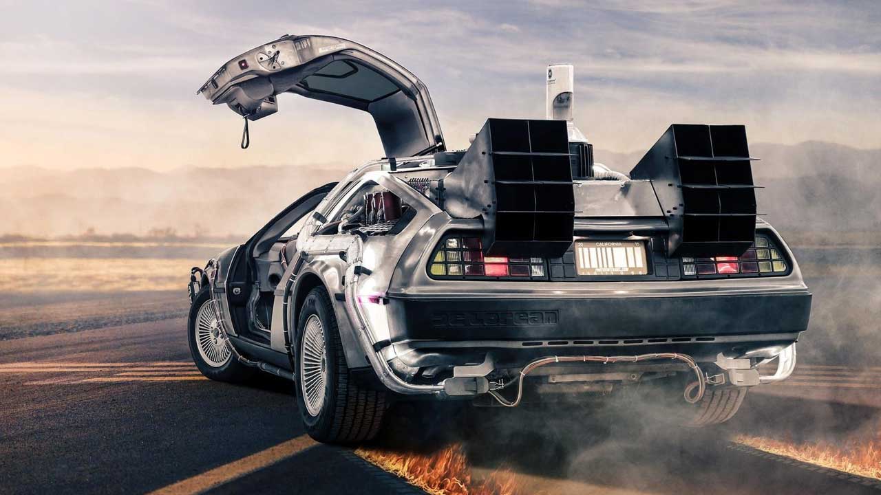 La DeLorean de Retour vers le Futur
