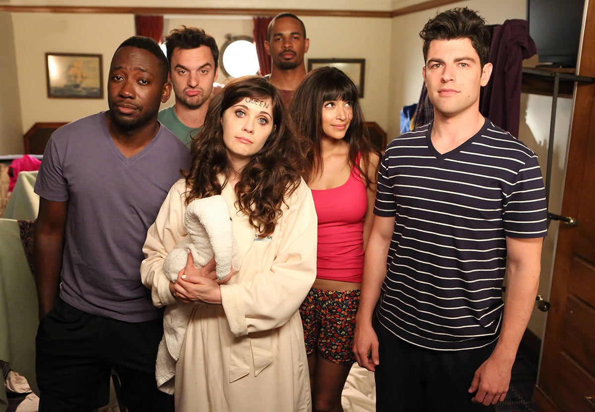 Photo De Hannah Simone Photo Damon Wayans Jr Hannah Simone Jake Johnson Xvi Lamorne