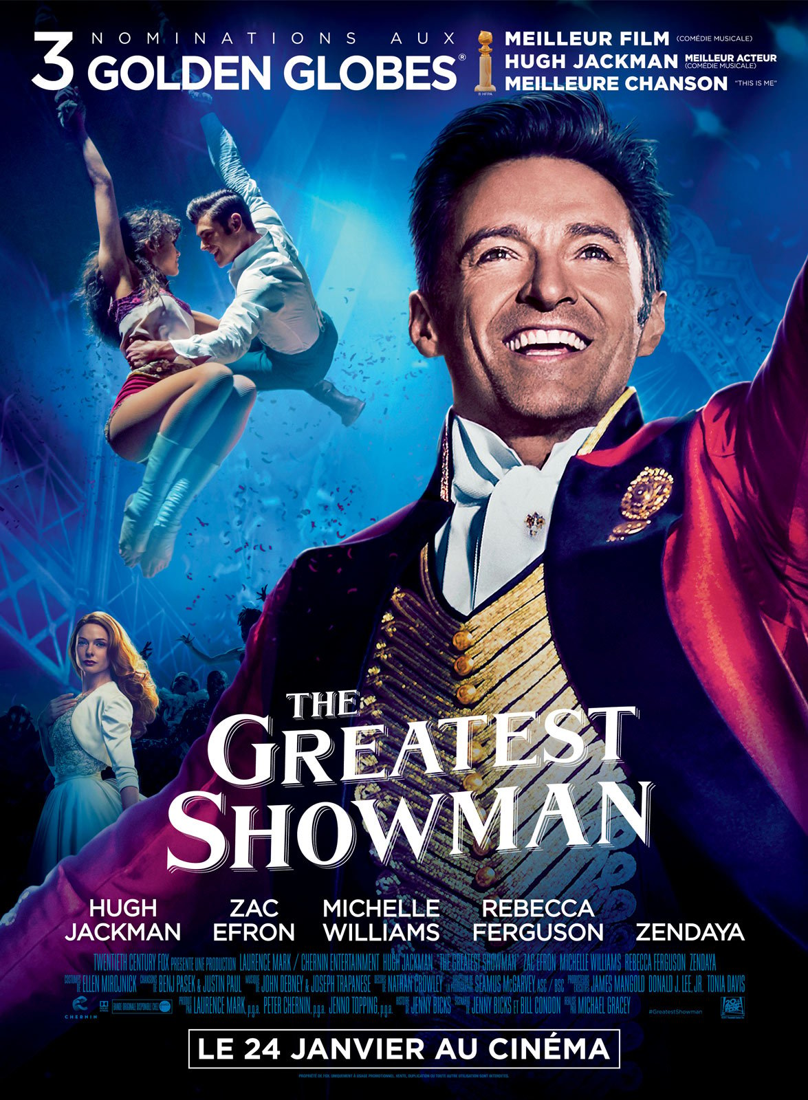The Greatest Showman streaming fr