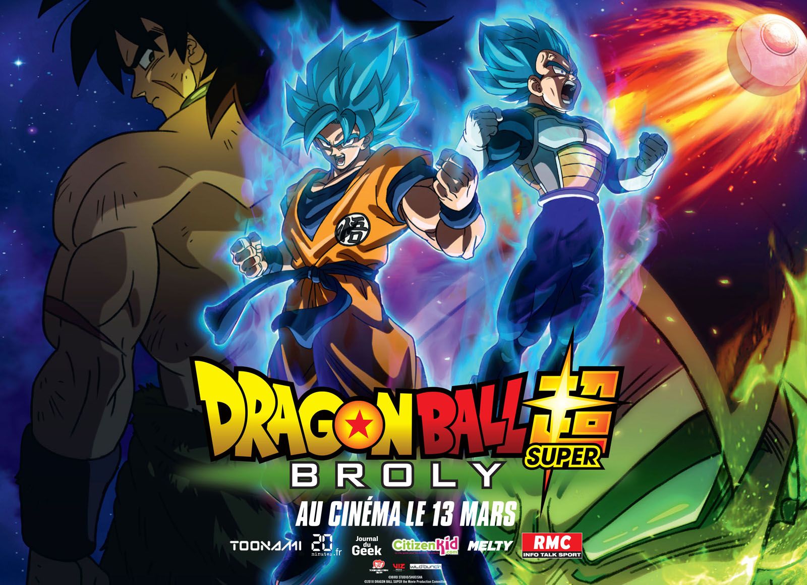 Affiche Du Film Dragon Ball Super Broly Photo 8 Sur 21 AlloCin 